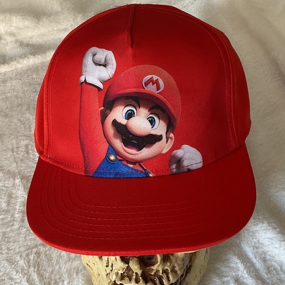 H&M Red Mario bros Kids Hat - Picture 1 of 3